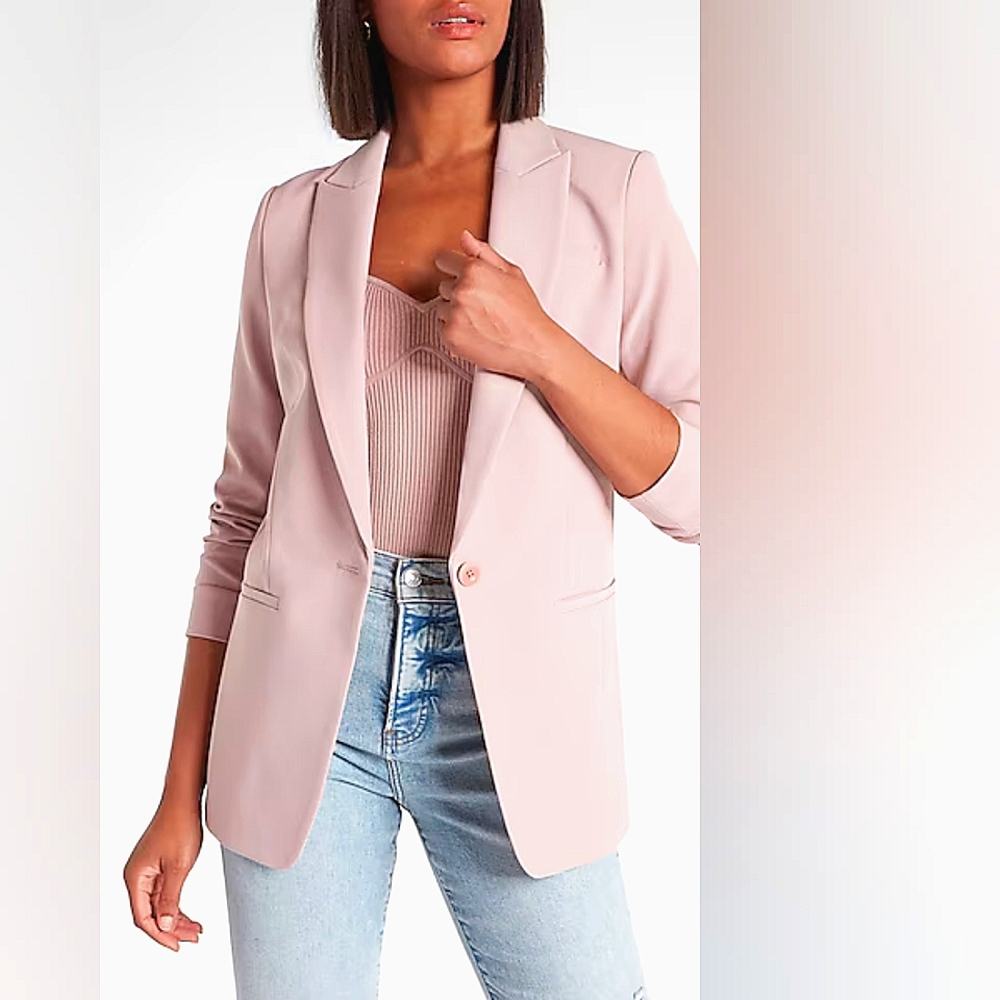 Express Super Soft Twill Blazer